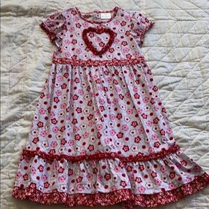 Hanna Andersson heart dress 120
